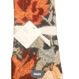 Pottery Barn Set of 4 Maret Napkins 100% Cotton Floral 20 in.